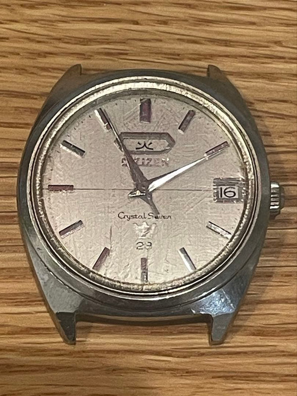 Crystal Seven 23 Jewels Watch Working As Is No Case/band