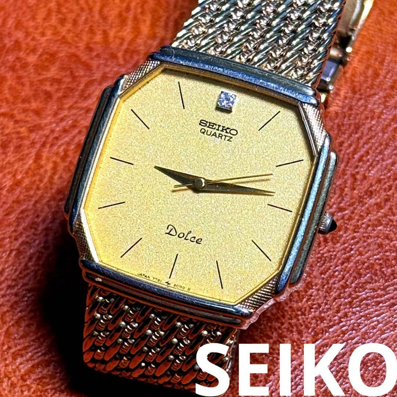 A200  Dolce 1980s Vintage Square Watch. Classic Model.