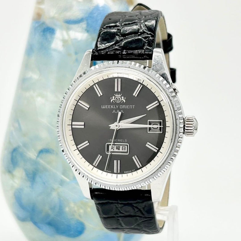 Weekly Auto Aaa Wristwatch Vintage Japan Watch Mens Steel Day