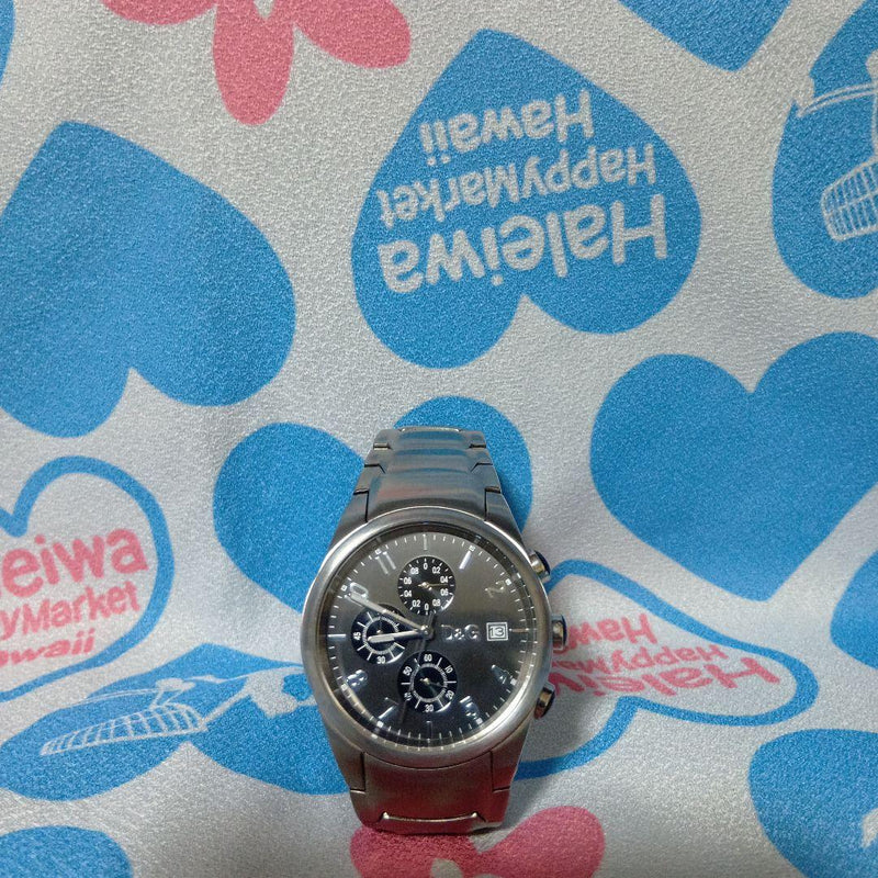 Dolce Gabbana Mens Watch (Broken Clasp) Authentic Luxury Wristwatch For Repair
