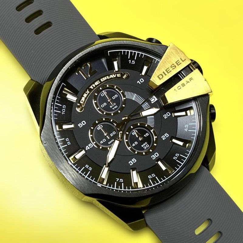 Diesel Only The Brave Chronograph Watch Mens Fashion Watch Dz4326 Stainless