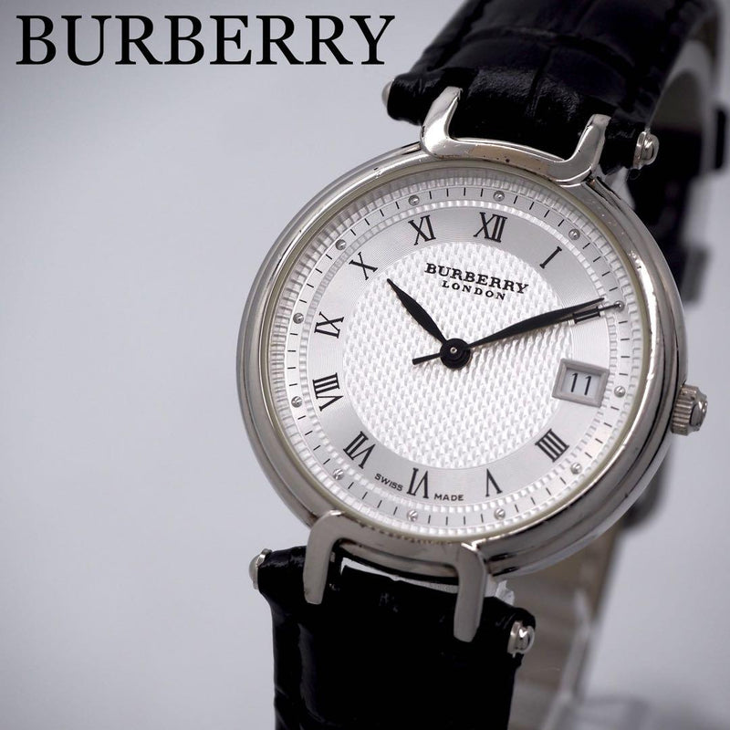 Watch 11300g White Band Mens Quartz Movement Analog Display Dress Watch