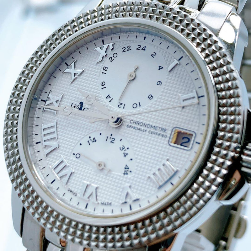 477 Léman Gmt Power Reserve Chronometer Watch Swiss Made Luxury