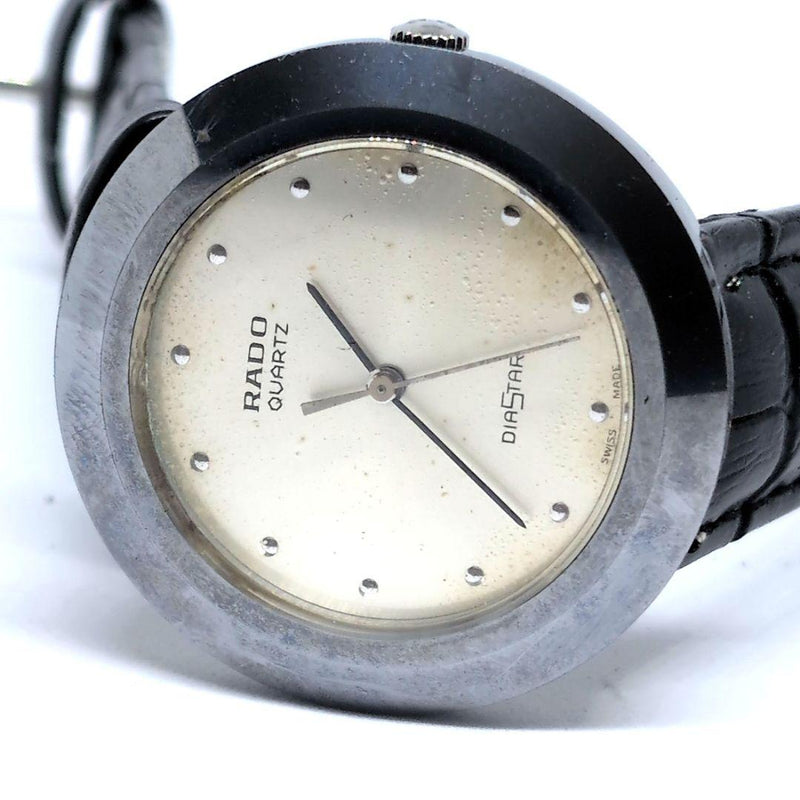 Rado Diastar 713.0091.3 Quartz Mens Watch Gold Tone Stainless Steel Dress Watch