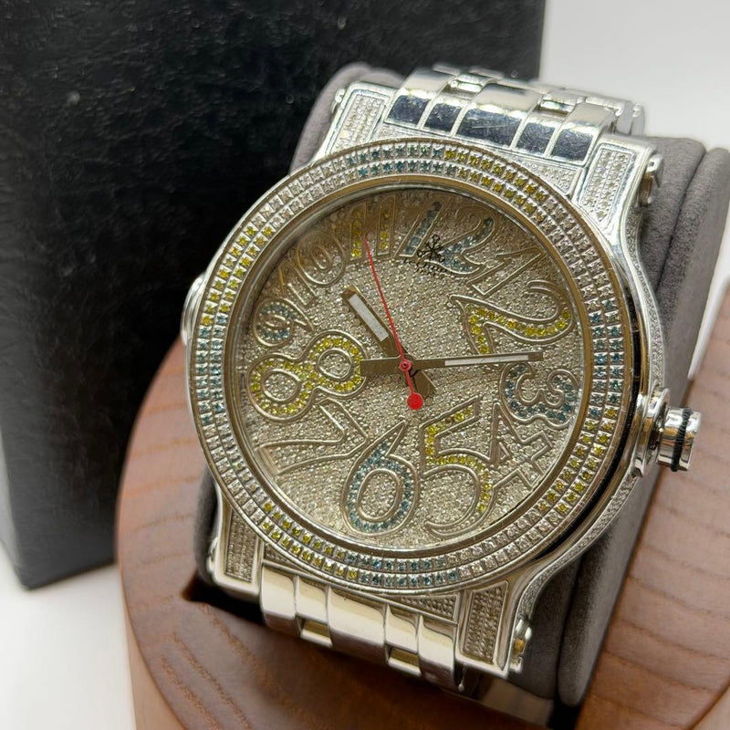 7.45ct Diamond Techno By Jpm 826ja Watch Luxury Jewelry Diamond