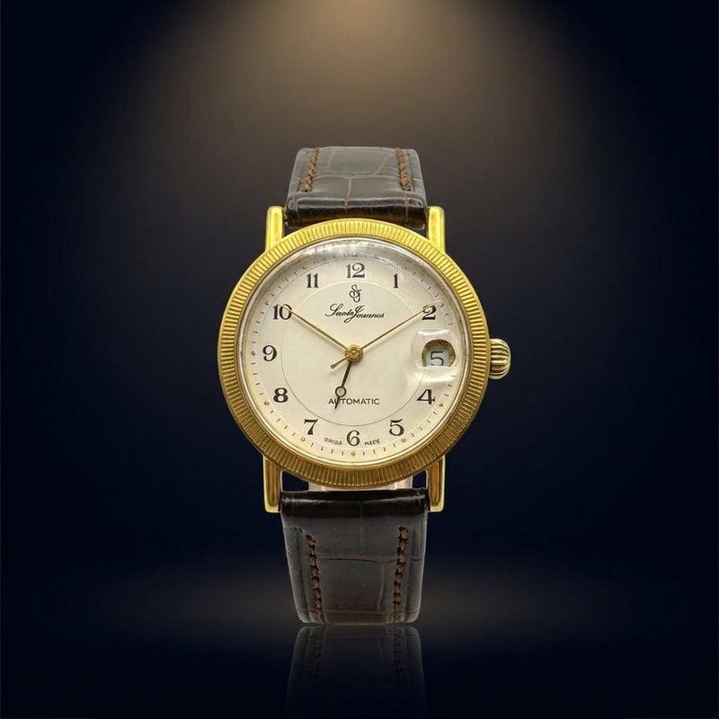 7-3952  3300 Swiss Made  Mens Stainless Steel Watch