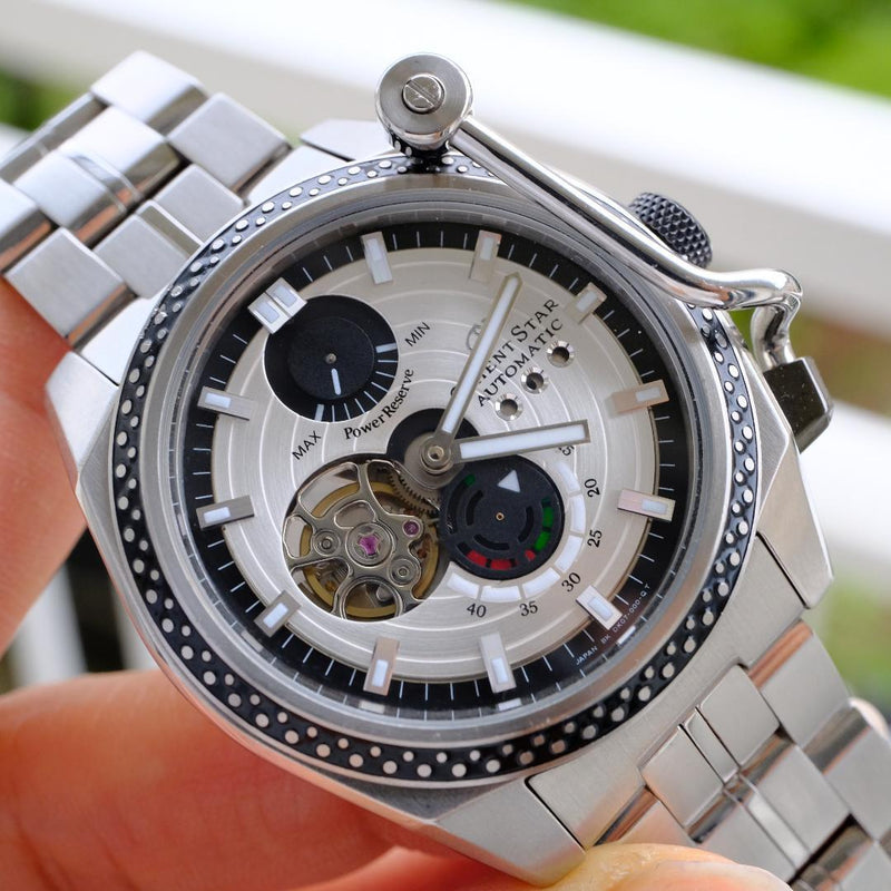 ORIENT STAR WZ0251DK Limited Automatic Watch 43mm SS Silver 100M WR Open Heart