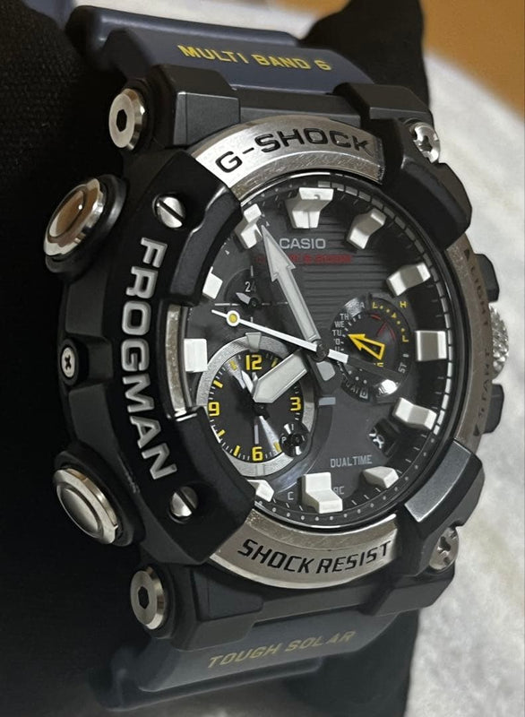 CASIO G-SHOCK FROGMAN GWF-A1000-1A2JF Solar Bluetooth ISO 200m Diver Watch Blue