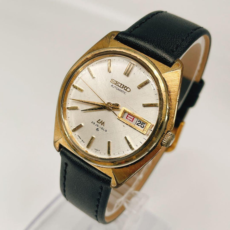 Seiko LM Lord Matic Automatic 5606-7000 23J Kanji Day-Date Mens Watch Lug Width
