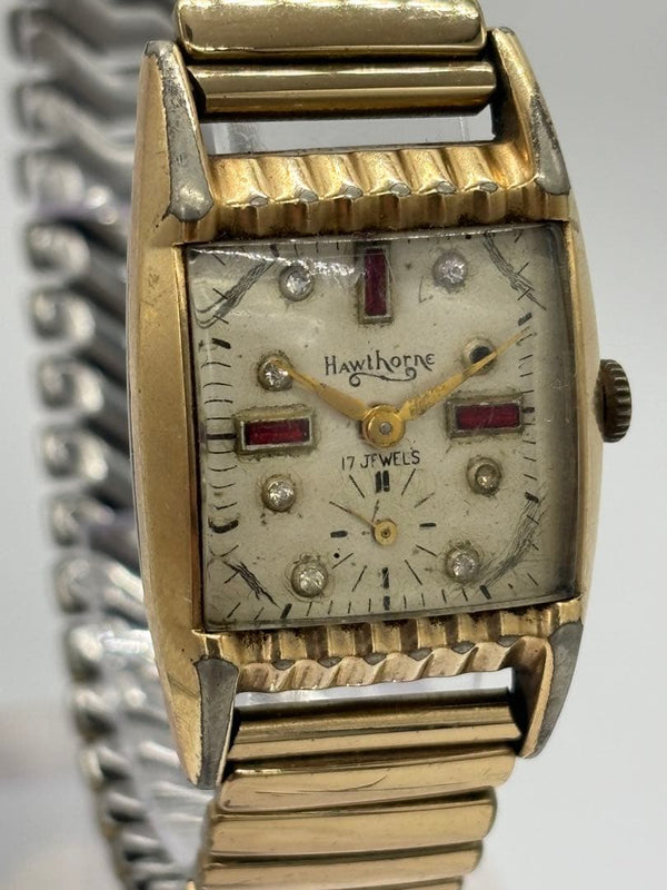 Hawthorne 3-Jewel Hand-wound Small Seconds Silver Dial 24mm Boys Model Watch