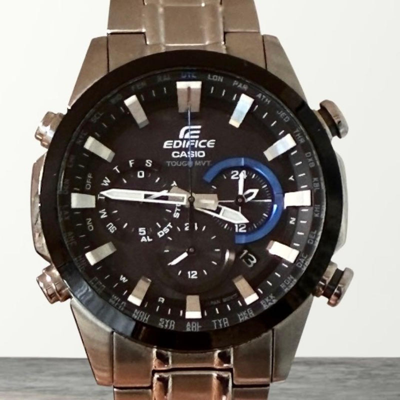 CASIO EDIFICE EQW-T630JD-2AJF Blue Dial Radio Controlled Solar Watch 43mm