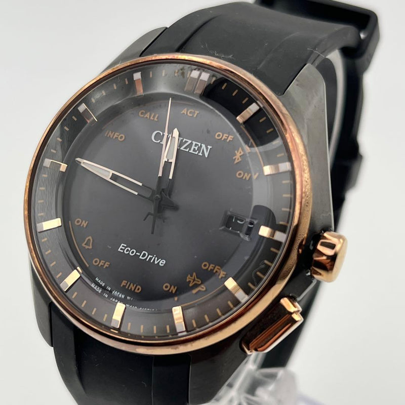 CITIZEN Eco-Drive Bluetooth BZ4006-01E Super Titanium Sapphire Black Urethane