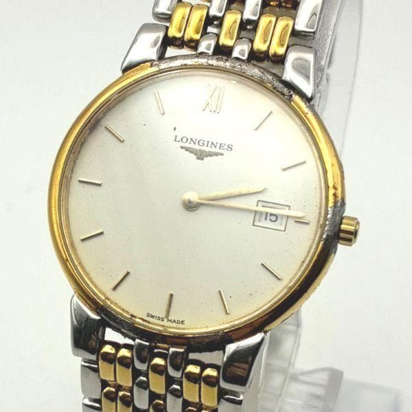 LONGINES L5.632.3 Grand Classic Quartz Watch 35.3mm Stainless Steel White Dial