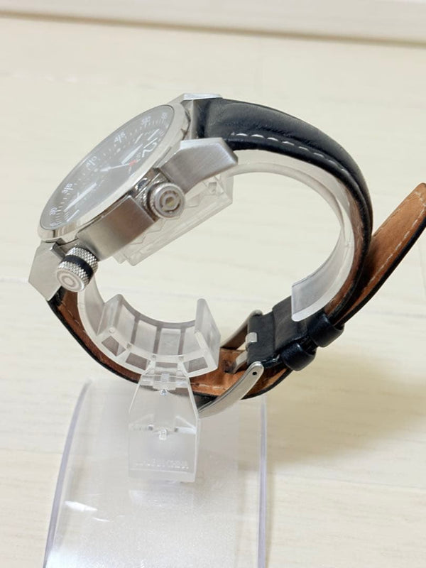 Aviate Hawker Harrier II AV-4004 Quartz Mens Watch Stainless Steel Leather