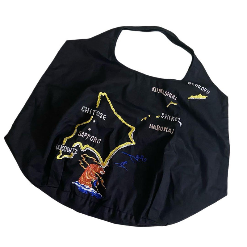 KAPITAL Souvenir Embroidered Bag Unisex Width D25.2xH16.5in16.1in
