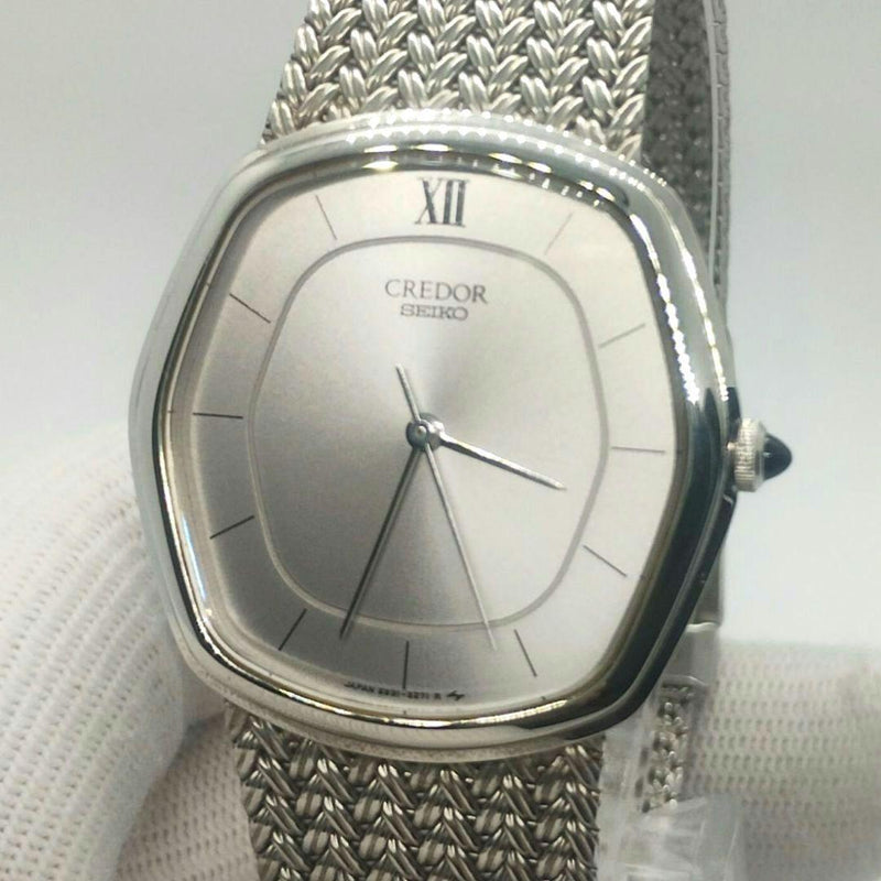 SEIKO CREDOR 5931-5231 Quartz Stainless Steel 30mm Silver Dial Unisex Watch