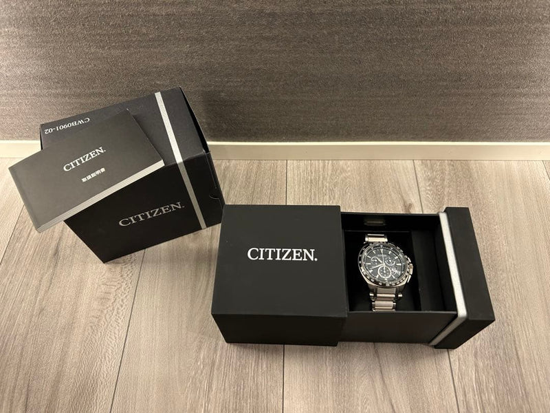 Citizen Attesa H610 Eco-Drive Radio Controlled Titanium Chronograph Mens Watch
