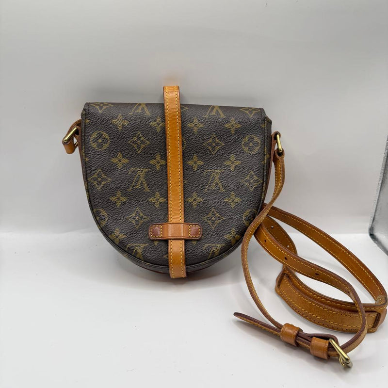 LOUIS VUITTON Chantilly Monogram Brown Shoulder Bag 19cm W 18cm H 4cm D