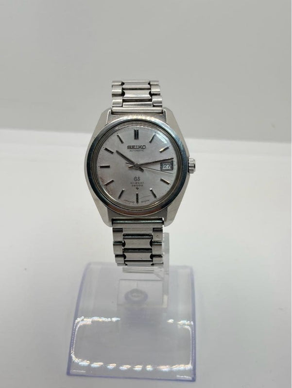 SEIKO GS HI-BEAT 36000 Vibrations Per Hour Automatic Silver Dial Analog Watch