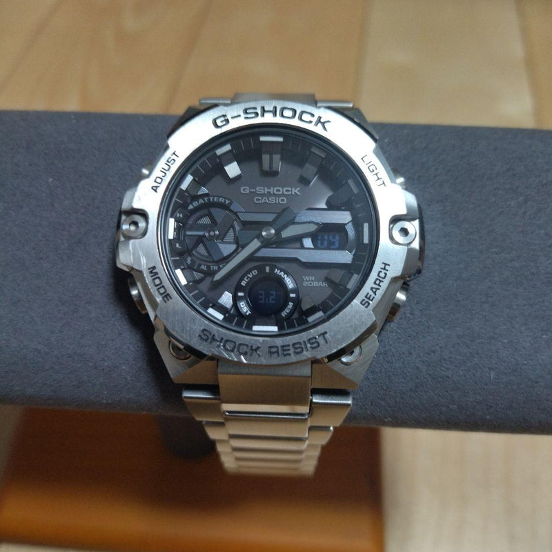 CASIO G-SHOCK G-STEEL GST-B400D-1AJF Solar 49.6mm SS 200M Bluetooth Chronograph