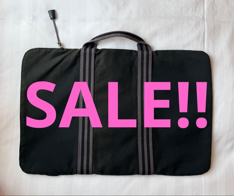 Hermès Fourre-Tout 53.5cm Wide 35.5cm Tall Two-Tone Black Gray Bag with Strap