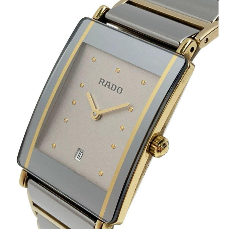 RADO Diastar 160.0381.3 Quartz Movement Silver Dial Date Mens Watch