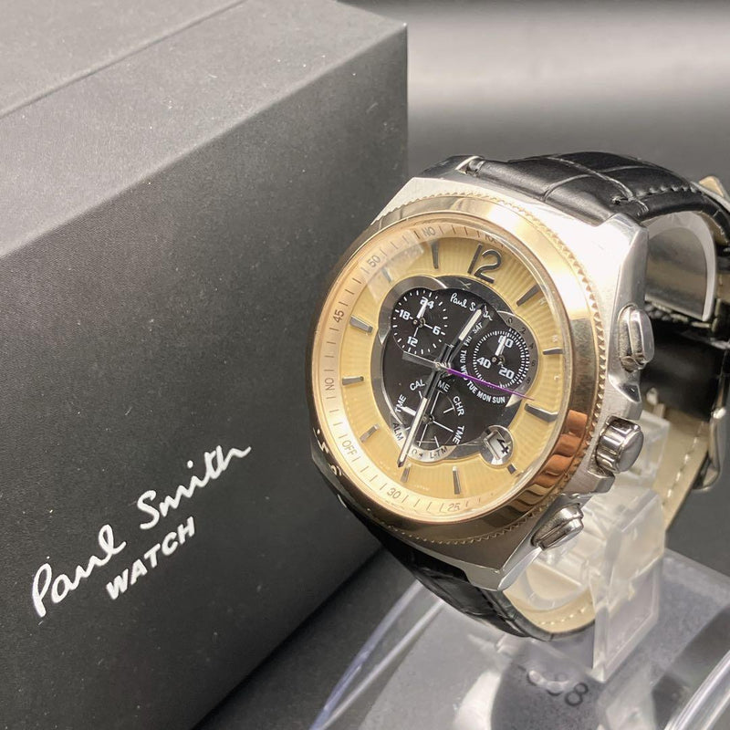 Paul Smith Final Eyes Chronograph SOLAR-TECH Movement Radio Controlled Watch