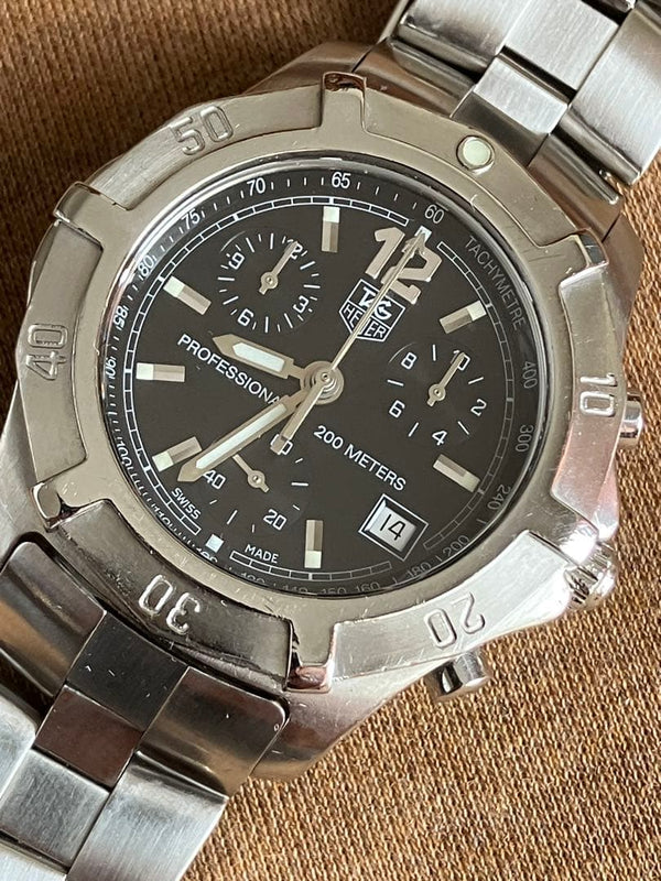 Tag Heuer 2000 Exclusive CN1110 Quartz Chronograph 39mm Bracelet Watch