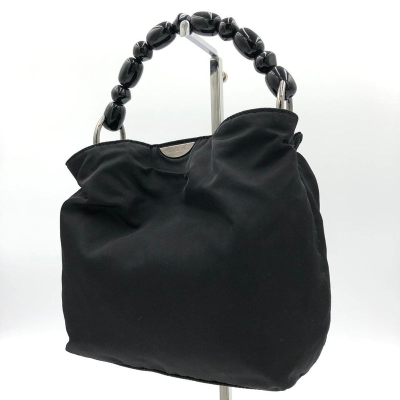 DIOR Black Nylon Mini Tote Handbag 17cm Height 20cm Width 8cm Depth Handle 30cm