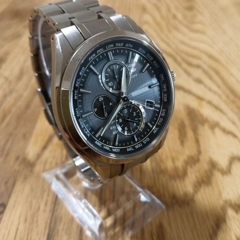 CITIZEN ATTESA H804-T018696 Eco-Drive Radio Controlled Titanium Chronograph