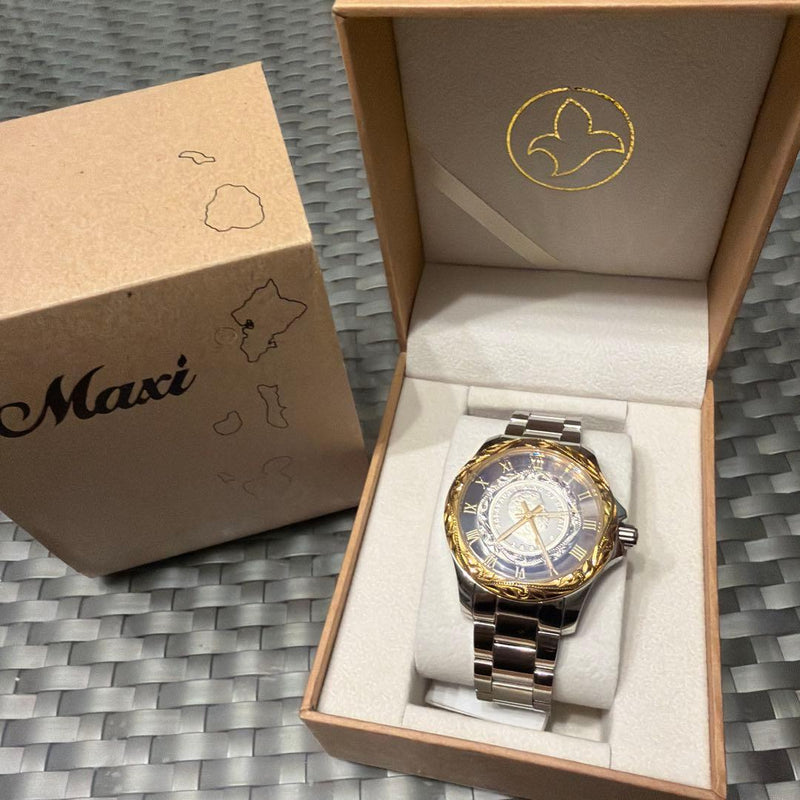 Maxi Hawaiian Jewelry Quartz Watch WSS4395M-2 Stainless Steel 40mm Bracelet