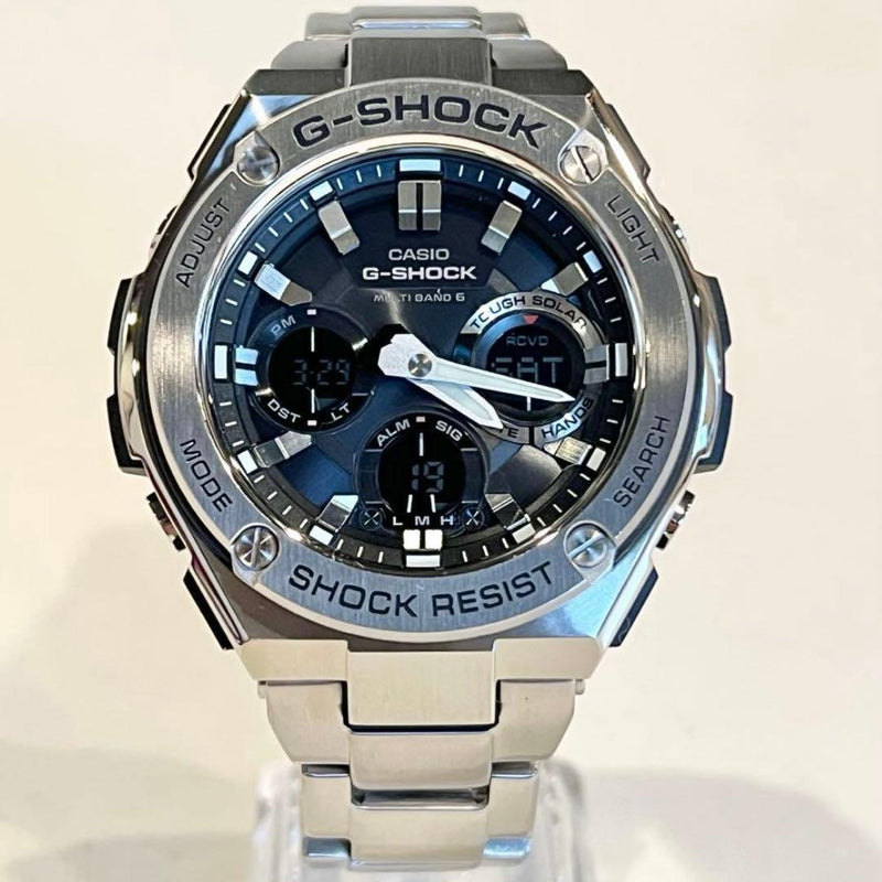 CASIO G-SHOCK GST-W110D-1AJF Watch Radio-Controlled Solar Black Metal Band