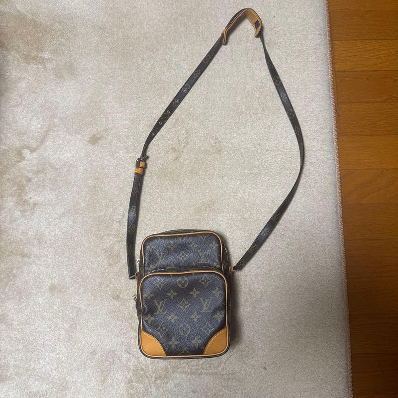 Louis Vuitton M92210 Shoulder Bag Monogram Canvas Nume Leather Adjustable Strap