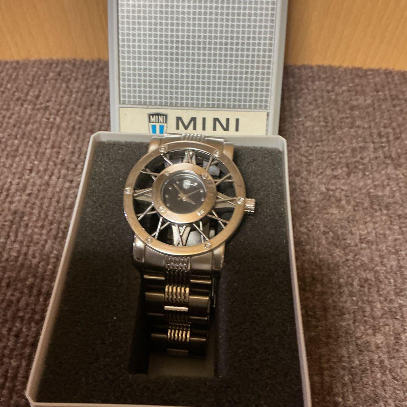 MINI Cooper Analog Quartz Watch 40mm Case Diameter Bracelet 6.7in Wrist Size