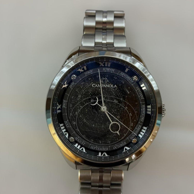 CITIZEN CAMPANOLA Cosmo Sign Watch AO4010-51E Quartz Stainless Steel 44mm Black
