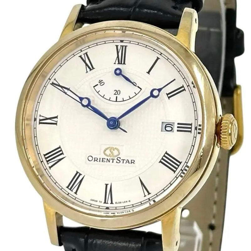 Orient Star Automatic RK-AV0139Y Brown Dial Mens Watch Sapphire Power Reserve