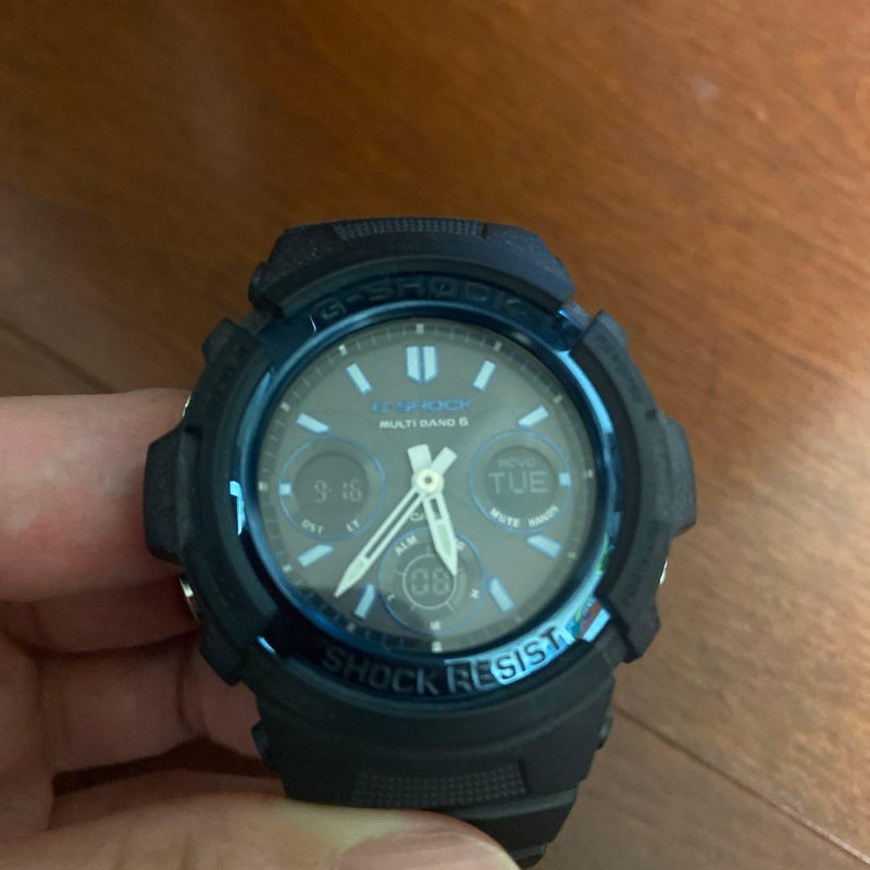 CASIO G-SHOCK AWG-M100A-1A Solar Radio-Controlled Analog-Digital Watch