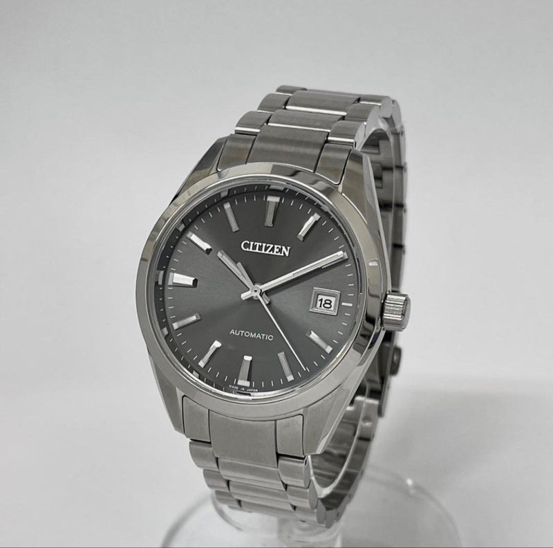 CITIZEN NB1050-59H Automatic Watch 38mm Gray Dial Stainless Steel Caliber 9011