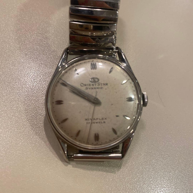 Orient Star Manual Wind Dynamic 17 Jewel Nivaflex Extension Band Watch
