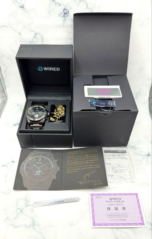 WIRED SEIKO METAL GEAR SOLID V Ground Zeroes AGAV777 Limited 1300 Chronograph