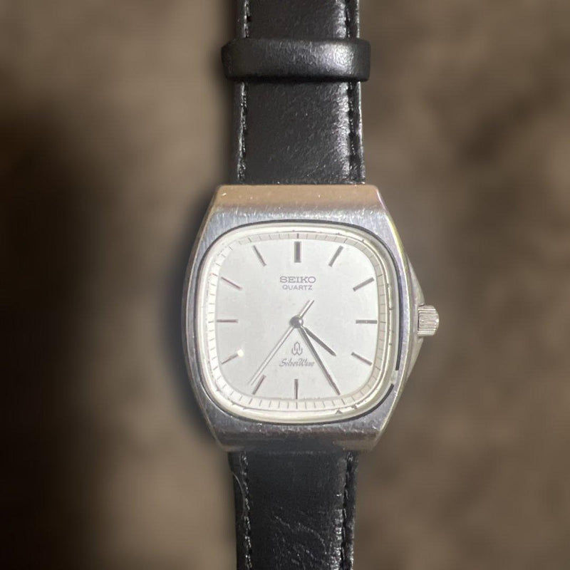 SEIKO Silverwave 6030-5310 Quartz Watch Stainless Steel 36.5mm 1982 Silver Dial