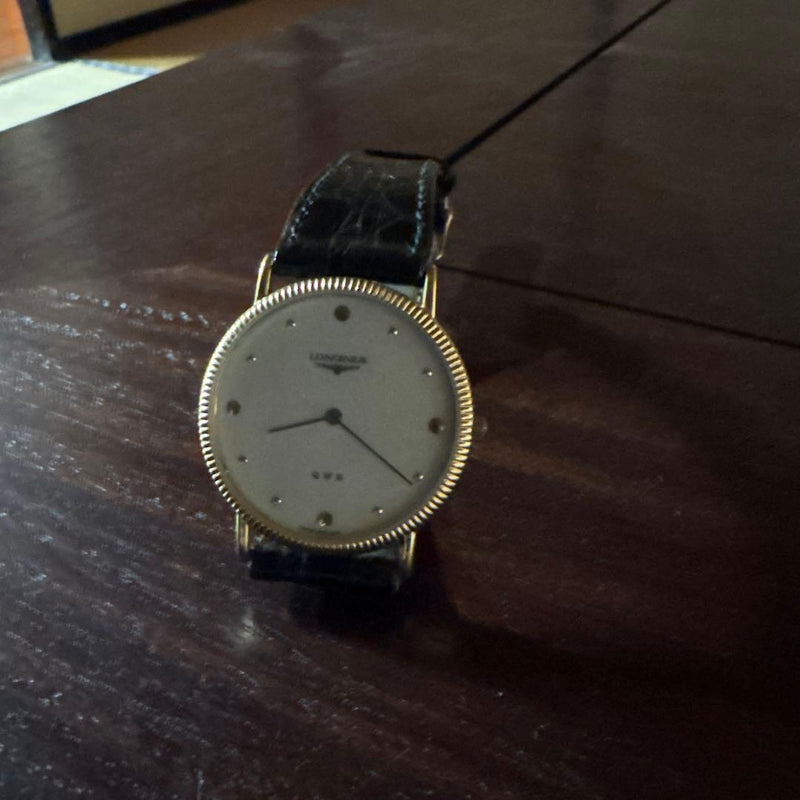 Longines 1980s Quartz Mother of Pearl Dial Watch