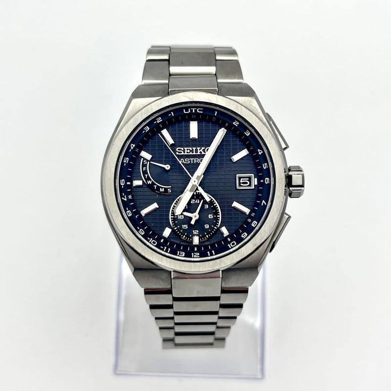 SEIKO Astron Nexter HAB003J GPS Solar Titanium DiaShield Black Dial Chronograph