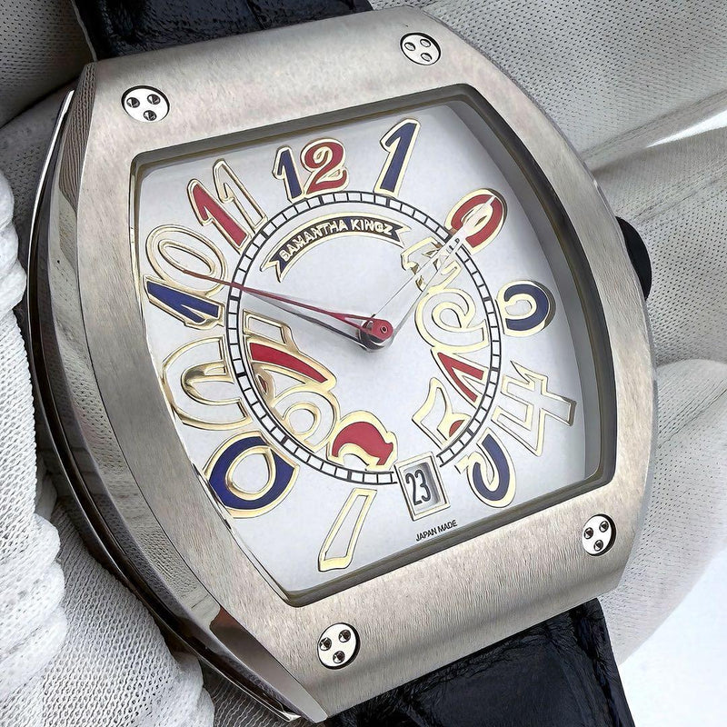 KINGZ Automatic 43mm White Dial Date 3 Hand Watch Limited Edition 100