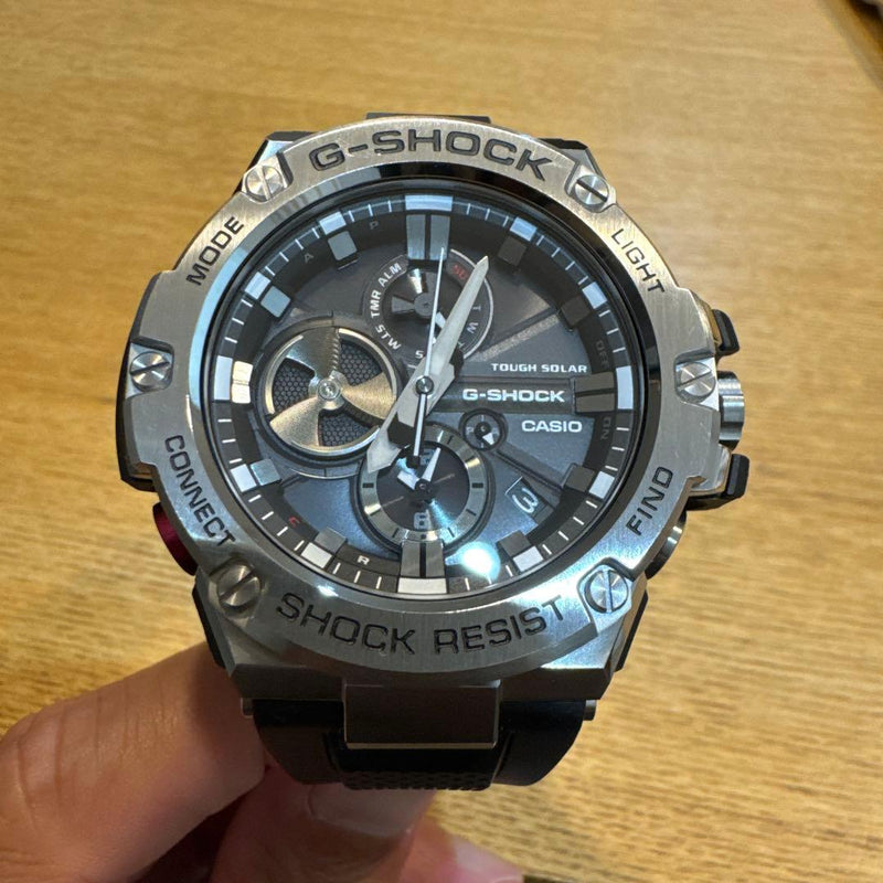 G-SHOCK GST-B100 Tough Solar Bluetooth 200M Resin Stainless Steel Watch