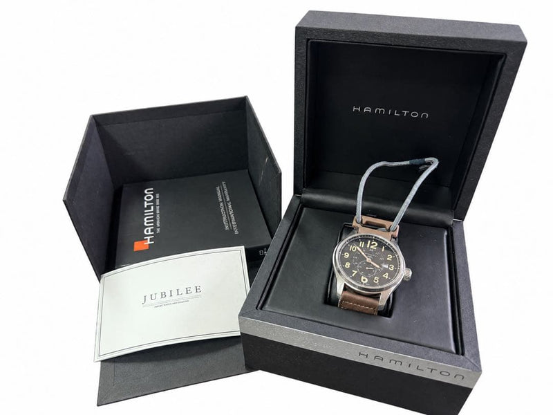 Hamilton H70655 Manual Wind Stainless Steel Military Watch 44mm Sapphire 100m