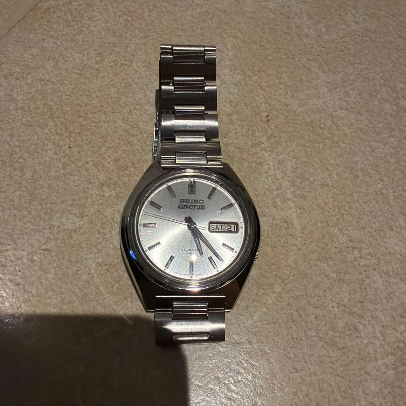 5 Actus 7019-8010 Automatic 21 Jewels Day Date 38mm Mens Watch