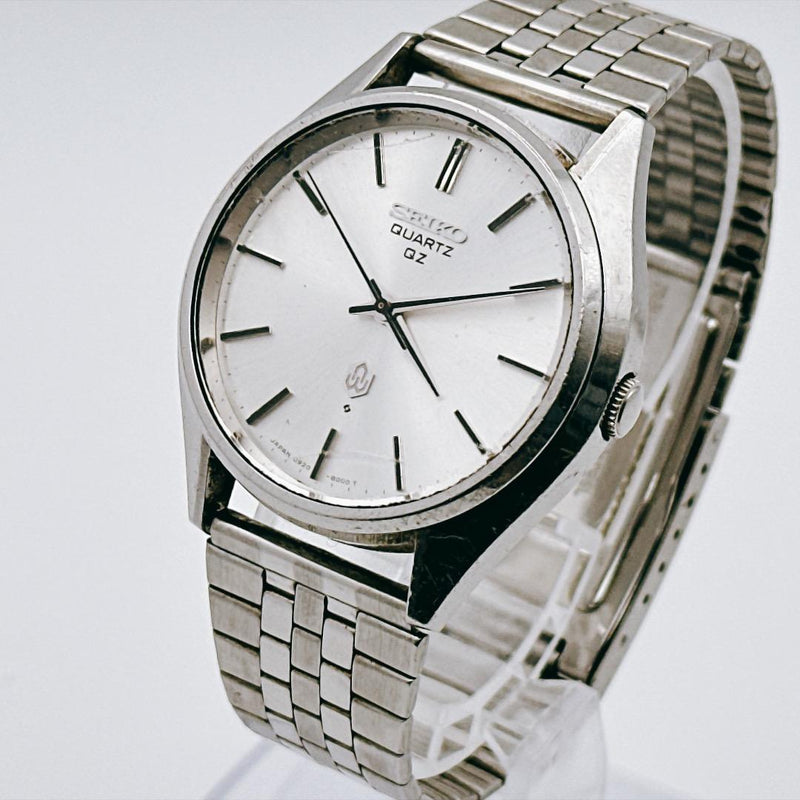 Seiko 0920-8000-G Quartz Stainless Steel Silver Dial 70s QZ Non-Date Mens Watch