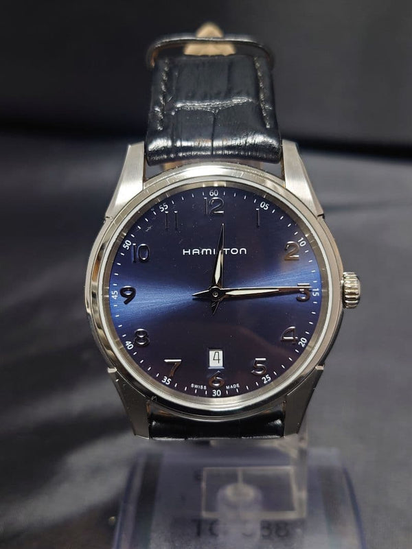 Hamilton Jazzmaster Thinline H385111 Quartz Black Dial 40mm Mens Watch