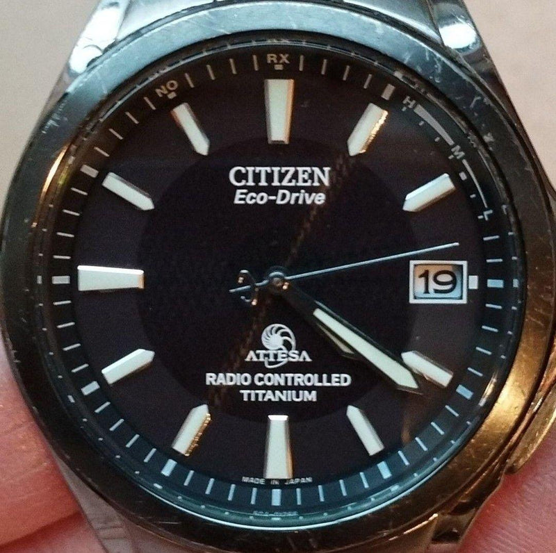 Citizen Attesa MTRS603-T168 Solar Radio-controlled Titanium Watch Date Sapphire
